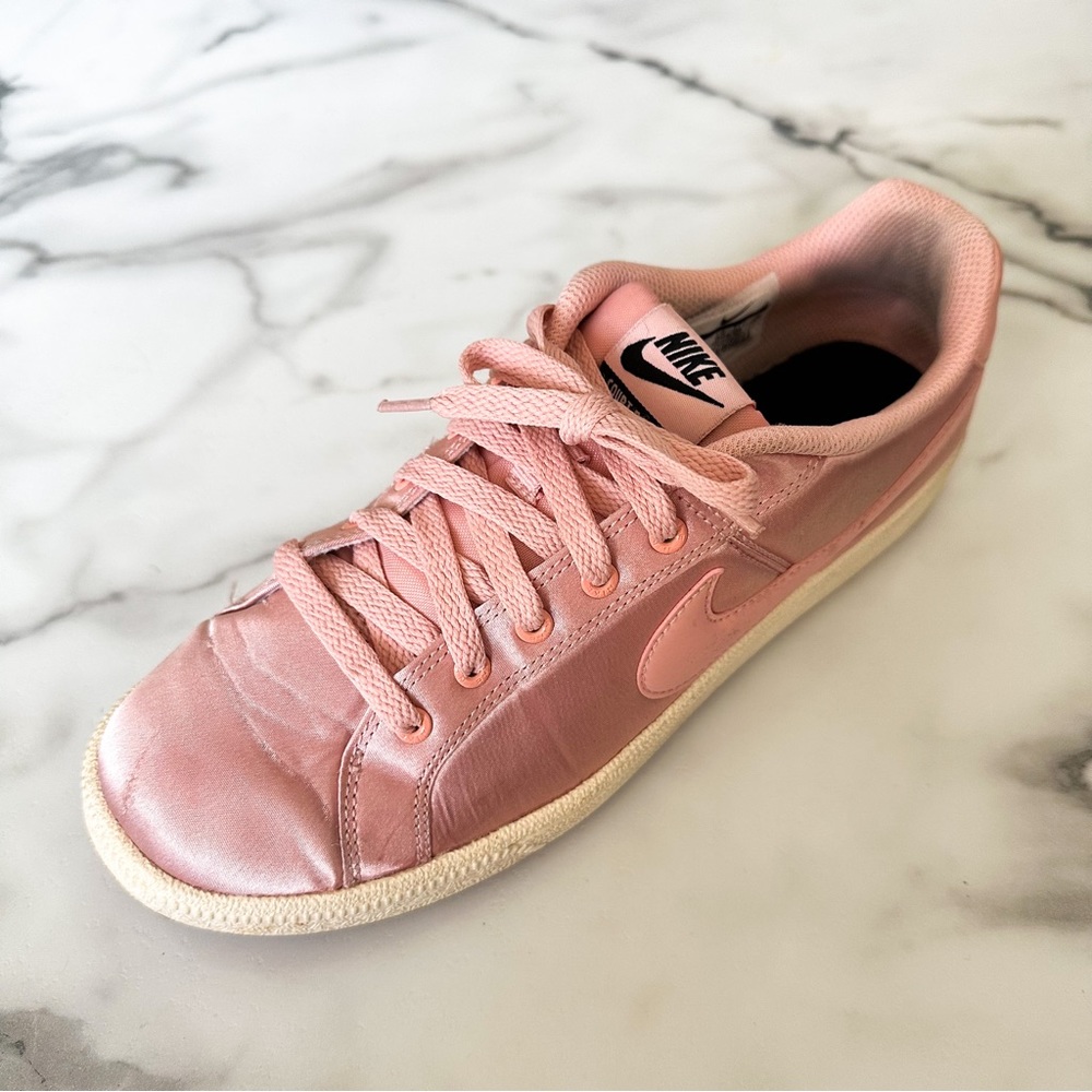 Nike | Court Royal Satin Pink Sneakers